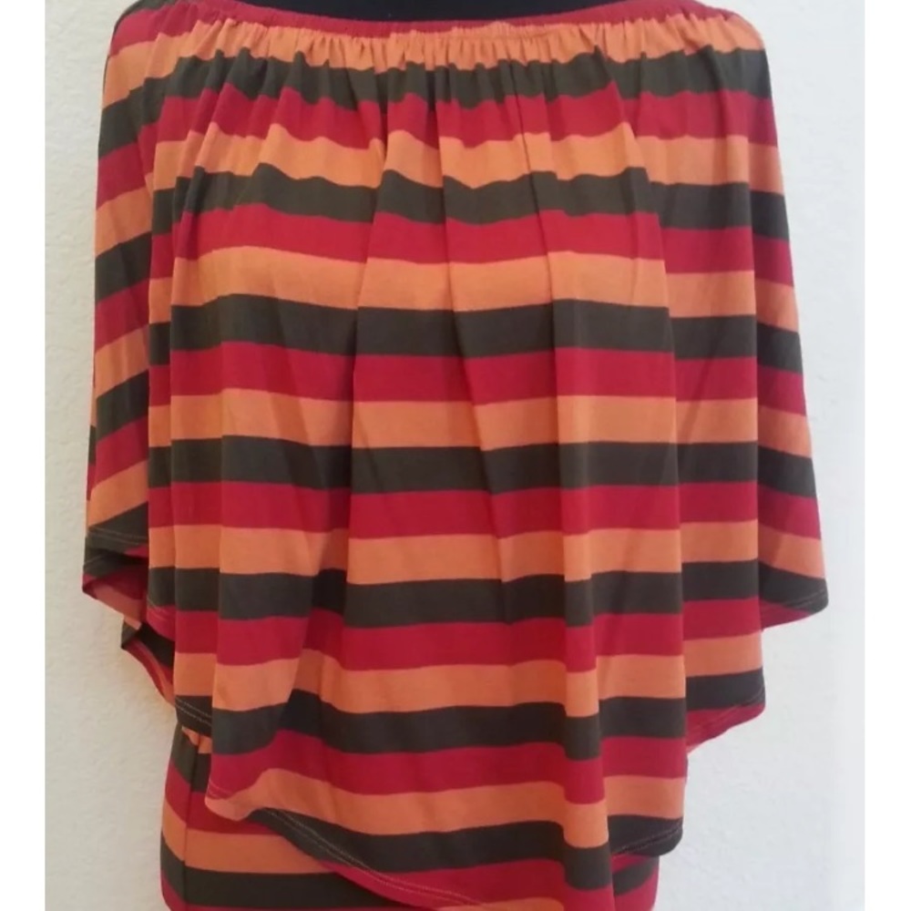 BNWT va va  striped dress off the shoulder m